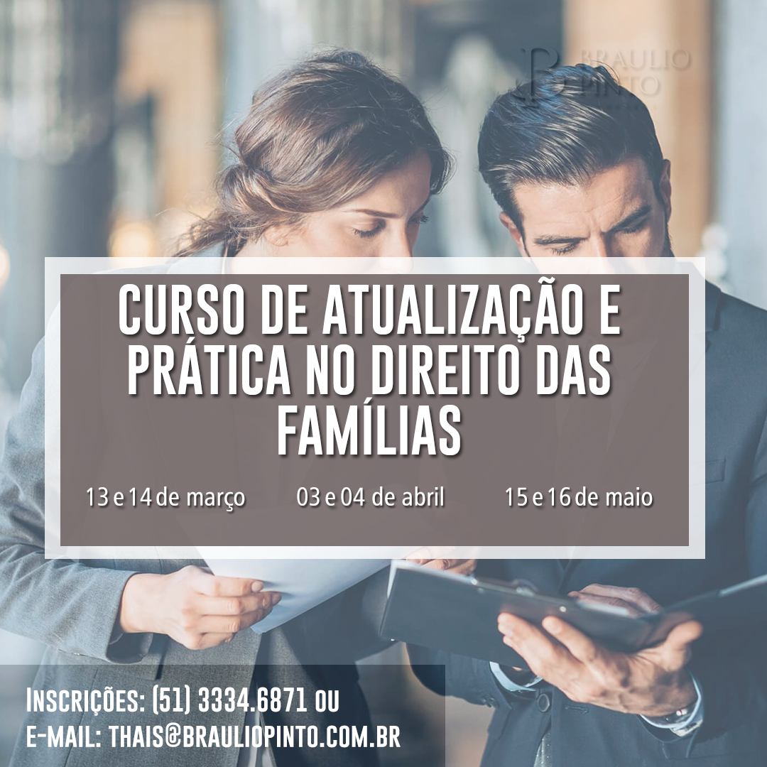 CURSO DE ATUALIZAÃ‡ÃƒO E PRÃTICA NO  DIREITO DAS FAMÃLIAS